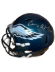 Carson Wentz signed Philadelphia Eagles Riddell Speed Full Size Rep Helmet- COA