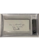 Olivia de Havilland signed 3.5x2 Cut Signature w/ Im So Pleased You Enjoy My Work BAS/Beckett Encapsulated (Academy Award Actr