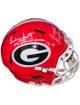 Buck Belue & Lindsay Scott dual signed Georgia Bulldogs Riddell FS Speed Rep Helmet- BAS/Beckett 12-0/1980 National Champs