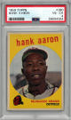 Hank Aaron 1959 Topps Baseball Card #380- PSA Graded 4 VG-EX (Milwaukee Braves)
