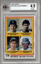 1978 Topps Rookie Shortstops Paul Molitor/Alan Trammell Card #707-BVG Graded 4.5 VG-EX+ (7.5 Centering/Edges/Sub Grades/Brewers)