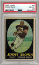 Jim Brown 1958 Topps Football Rookie Card (RC) #62- PSA Graded 2.5 Good+ (Cleveland Browns)