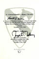 Lt. Gen Hal/Harold Moore/J. Galloway Dual Signed 2009 6x9  JSA Book Release Sheets/Vietnam/Z-Ray/Ia-drang