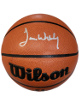 James Worthy signed Wilson NBA Authentics Series I/O Basketball- JSA Witnessed (Los Angeles Lakers)