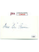 Dave "Boo" Ferriss signed 3X5 Index Card- JSA #LL60238 (Boston Red Sox)