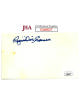Roger "Doc" Cramer signed 3X5 Index Card imperfect- JSA #LL60237 (A's/Red Sox/Senators/Tigers)