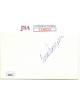 Cesar Geronimo signed 3X5 Index Card- JSA #LL60233 (Cincinnati Reds/Big Red Machine)