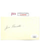 Joe Sewell signed 3X5 Index Card- JSA #LL60398 (Cleveland Indians/New York Yankees)