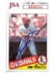Terry Pendleton signed 1985 Topps Baseball Card #346- JSA #EE60216 (On Card Auto/St. Louis Cardinals)