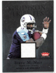 Steve McNair 2004 Fleer Tradition Authentic Game Worn Jersey Card #GT-SM (Tennessee Titans/Gridiron Tributes)
