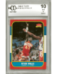 Kevin Willis 1986-87 Fleer Rookie Basketball Card (RC) #126- BCCG Graded 10 Mint or Better (Atlanta Hawks)