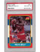 Charles Oakley 1986-87 Fleer Rookie Basketball Card (RC) #81- PSA Graded 8 NM-MT (Chicago Bulls)
