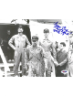 Gerry/Gerald Griffin signed Vintage B&W 8x10 Photo Flight Director Apollo 13- PSA #AE39612 (w/ Jim Lovell)