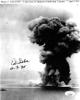 Edward Sieber signed WWII Vintage 8x10 Photo imperfect- JSA #SS17660- 4-7-45- Helldiver Japanese Yamato