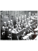 Whitney Harris signed 1945-46 WWll Nuremberg Trials B&W 8.5x11 Photo PSA & GAI- Prosecutor Military Tribunals RARE