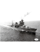 Cleatus Lebow signed WWII Vintage B&W 8x10 Photo- JSA #AC92696- Survivor/USS Indianapolis 1945
