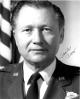 Lieutenant General Sanford Moats signed Vintage WWII B&W 8x10 Photo- JSA #AC92817