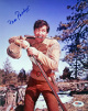 Fess Parker signed Vintage Color 8x10 Photo- PSA #AD59951 (Davy Crockett/Daniel Boone)