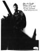 Col. Abner Aust signed Vintage B&W 8x10 Photo- JSA #AC92719- Colonel USAF/Last WW2 Ace/Tuy Vietnam/1968-69/300 Missions