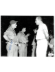 Capt Charles D Albury signed WWII B-29 Bomb Vintage B&W 8.5x11 Photo- JSA #AC92682- Co-Pilot Bockscar Nagasaki Aug 9, 1945