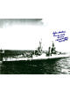 Ensign John Woolston signed WWII Vintage B&W 8x10 Photo- JSA #AC92741- USS Indianapolis Survivor CA-35