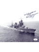 Louis "Kayo" Erwin signed WWII Vintage B&W 8x10 Photo- JSA #SS17617- USS Indianapolis Survivor 1943-1945