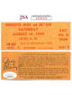 Penny Stallings Signed 1969 Woodstock Music & Art Fair JSAUltra Rare $8 Saturday One Day Full Unused Ticket August 16, 1969