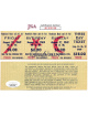 Penny Stallings Signed 1969 Woodstock Music & Art Fair JSAUltra Rare $18 Advance Purchase 3 Day Full Ticket Aug 15-17, 1969