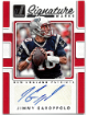 Jimmy Garoppolo signed 2017 Panini Donruss Signature Marks Auto Card #SM-JGP (New England Patriots)