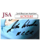 John Wooden signed 2.5x1.25 Cut Signature INSC- JSA #AC92185 (UCLA Bruins)