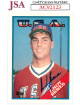 Andy Benes signed 1988 Topps Traded Team USA Rookie Card (RC) #14T- JSA #AC92123 (On Card Auto)