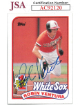 Robin Ventura signed 1989 Topps Card #764- JSA #AC92120 (White Sox/Oklahoma State/On Card Auto)