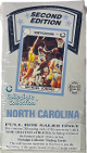 1990 North Carolina Tar Heels Collegiate Collection 2nd Edition Factory Sealed Wax Box 36PKS/8CPP  (Michael Jordan RC)