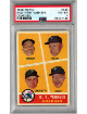 1960 Topps New York Yankees Coaches Card #465- PSA Graded 4 VG-EX (Bill Dickey/Frank Crosetti/Ralph Houk/Ed Lopat)