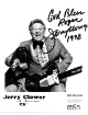 Jerry Clower signed 8X10 Photo B/W MCA Records/Comedian Promo COA (God Bless/Roger 1998)
