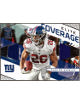 Saquon Barkley 2019 Panini Donruss Elite Coverage Player Worn Material Card #EC-16 (New York Giants)
