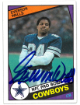 Everson Walls signed 1984 Topps On Card Auto #247- COA (Dallas Cowboys)