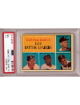 1961 Topps NL Batting Leaders Card #41- PSA Graded 7 NM (Willie Mays/Roberto Clemente/Dick Groat)