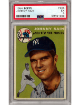 Johnny Sain 1954 Topps Baseball Card #205- PSA Graded 5 EX (New York Yankees)