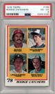 1978 Topps Rookie Catchers Baseball Card #708- PSA Graded 4 VG-EX (Dale Murphy/Lance Parrish/Bo Diaz/Ernie Whitt)