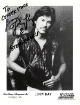 John Kay signed 8x10 B&W Agency Promo Photo w/ Steppenwolf- Beckett Review