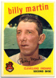 Billy Martin 1959 Topps Baseball Card #295 (Cleveland Guardians)