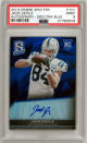 Jack Doyle signed 2013 Panini Sprectra Blue Rookie Auto Card (RC) #141- PSA Graded 9 Mint (Indianapolis Colts)