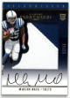 Marlon Mack signed 2017 Panini Preferred Silhouettes RPA Auto RC Card/2 Color Patch #74- 39/49 (Indianapolis Colts)
