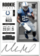 Marlon Mack signed 2017 Panini Contenders Rookie Ticket On Card Auto #314 (Colts/Broncos)