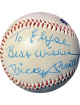 Mickey Mantle Signed Markwort S88 Practice League Baseball- Beckett Rev To Elyse , Best Wishes (NY Yankees/HOF)