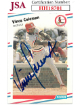 Vince Coleman signed 1988 Fleer Baseball On Card Auto #27- JSA #HH18701 (St. Louis Cardinals)