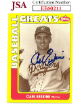 Carl Erskine signed 1990 Swell Baseball Greats On Card Auto #27- JSA #EE60211 (Dodgers)