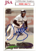 Dave Martinez signed 1999 Pacific Paramount Baseball On Card Auto #227- JSA #HH18672 (Tampa Bay Rays)