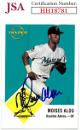 Moises Alou signed 1998 Fleer Tradition Baseball On Card Auto #24- JSA #HH18781 (Florida Marlins)